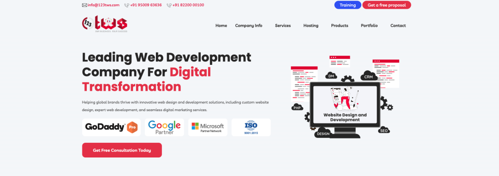 Top 10 WordPress & Magento Development Agencies in Coimbatore (2025) 15 123 Total Web Solutions
