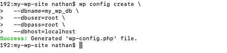 WordPress Setup Cheatsheet with Manual and WP CLI Steps 11 wordpress-config-file-creation