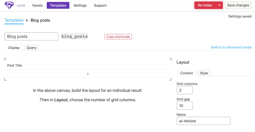 FacetWP CheatSheet 10 Adding it in the Blog