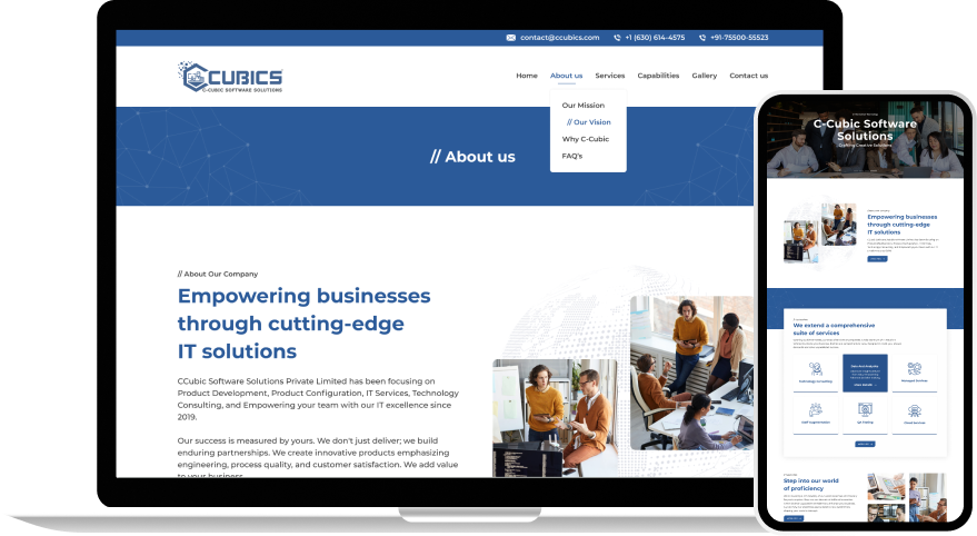 CCubic Software Solutions 7 ccubics mockup 2 1