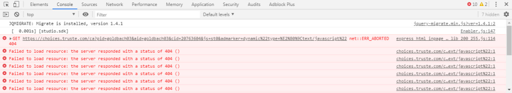 How to Perform Manual QA for WordPress Websites 7 manual-qa-console-error-check