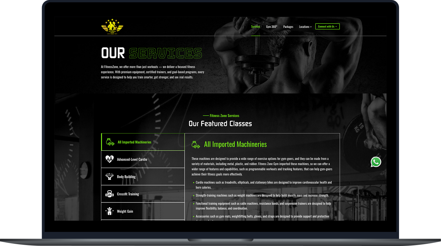 Fitnesszone 7 laptop